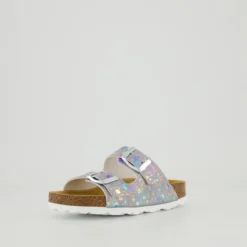 Longo Tieffußbett Pantolette,silber/